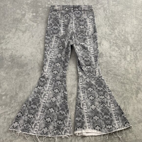 We The Free Snake Print Flare Jeans - Picture 13 of 15